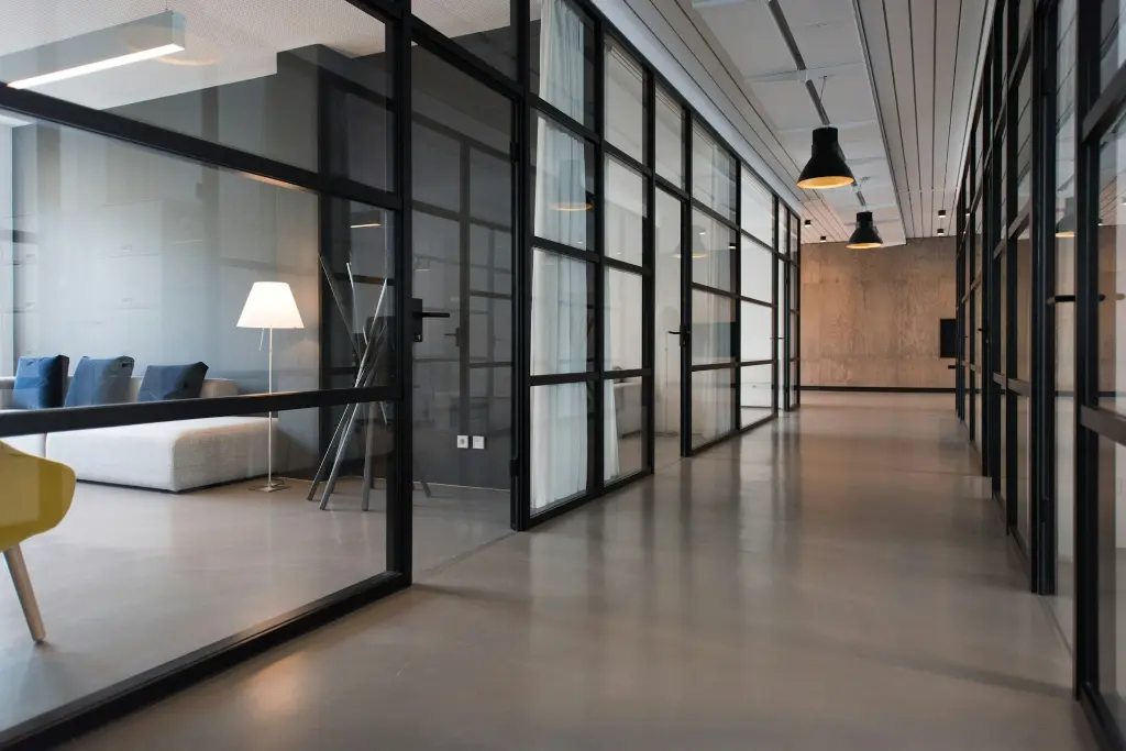 Ein Büro, das von der Busco Reinigung AG gereinigt wurde